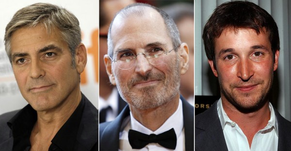 George Clooney e Noah Wyle como Steve Jobs