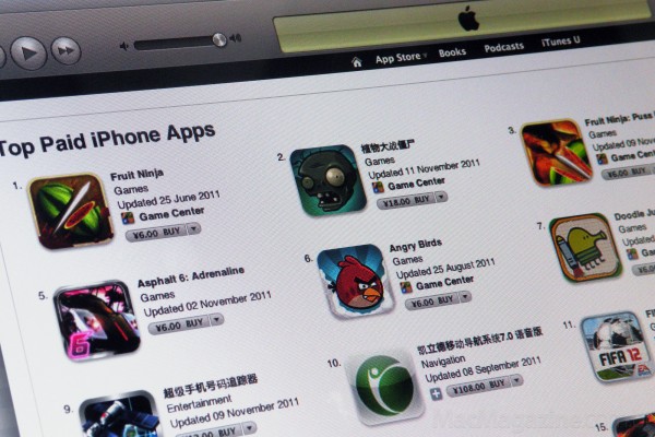 App Store chinesa com moeda yuan