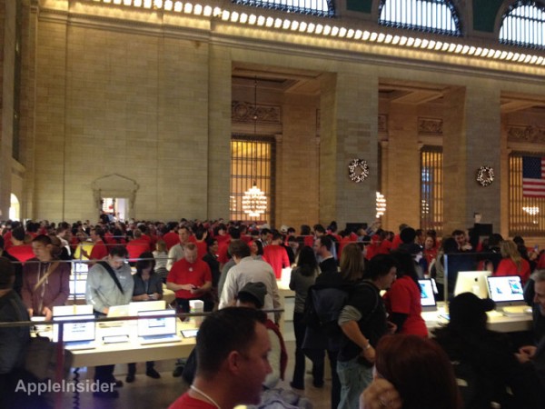 Mais fotos da abertura da Apple Store Grand Central
