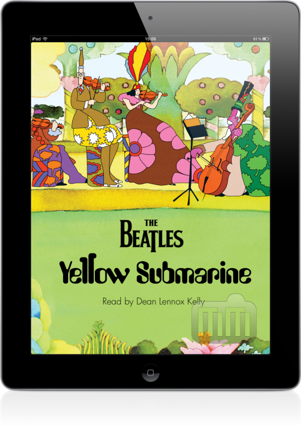 Livro Yellow Submarine no iPad