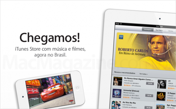 iTunes Store Brasil lançada