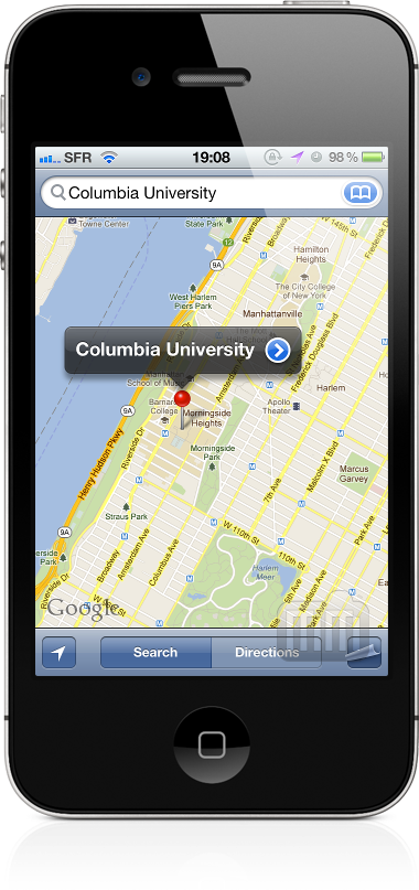 Mapa - Columbia University