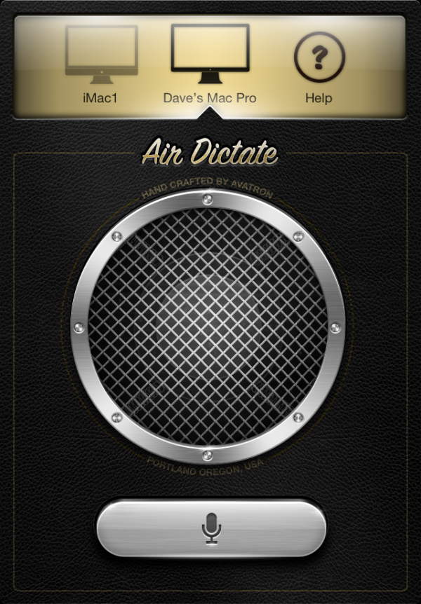 Air Dictate para iPhone 4S