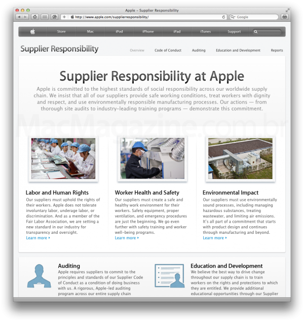 Apple - Supplier Responsibility