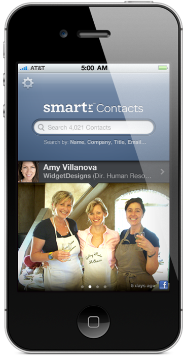 Xobi Smartr Contacts no iPhone