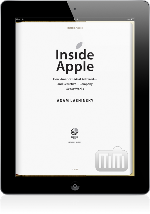 Livro Inside Apple no iPad