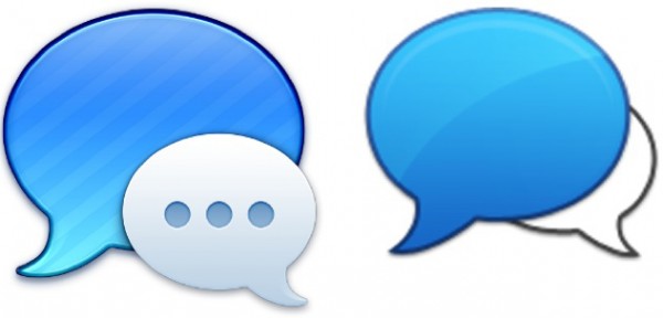 Ícones - Messages vs. HipChat