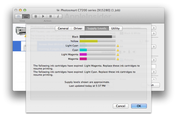 Impressora - OS X Mountain Lion