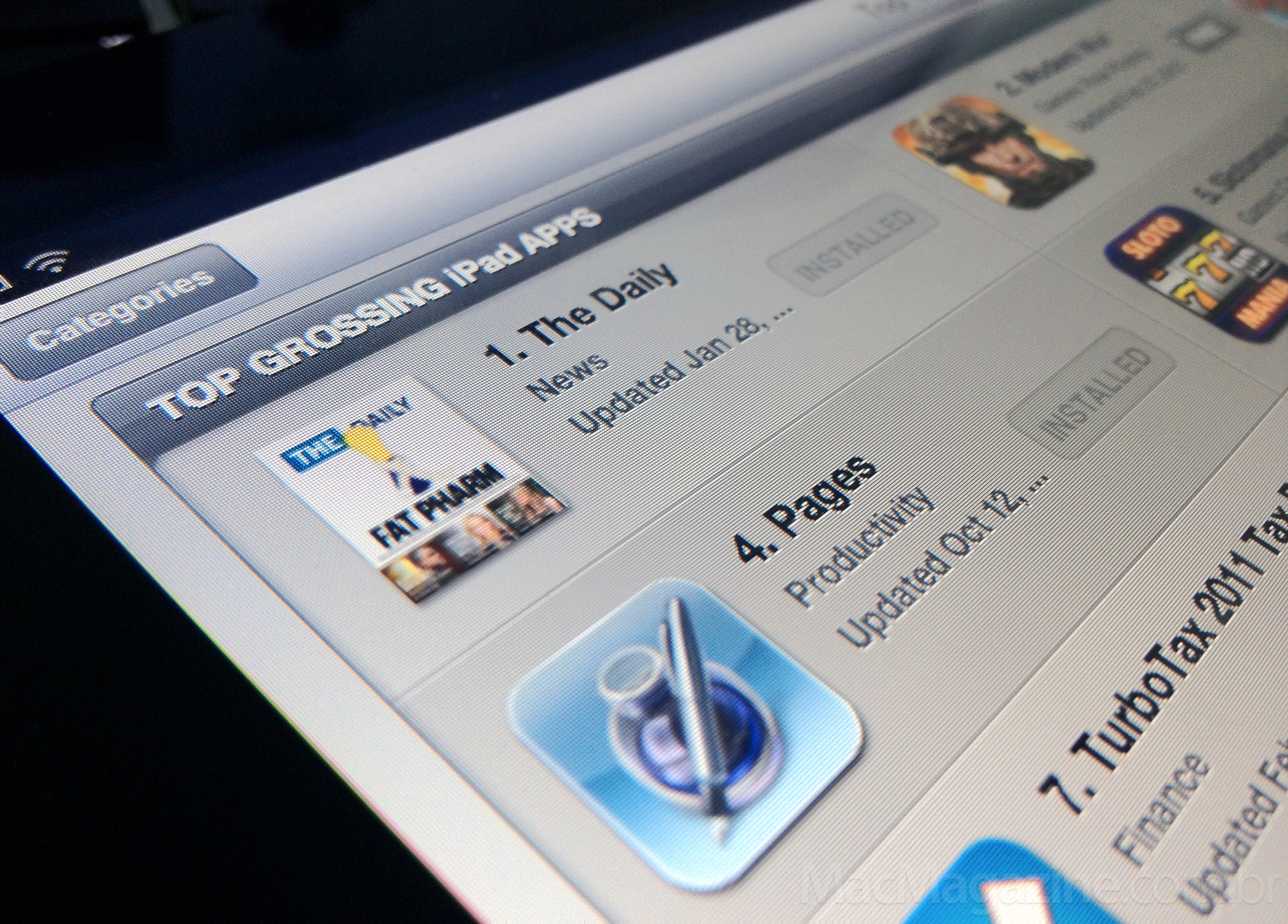 The Daily no Top Grossing da App Store