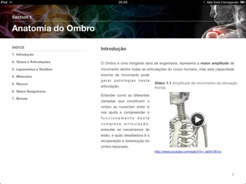 Ombro e Cotovelo - iPad