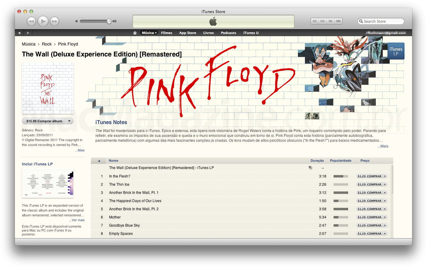 Pink Floyd - The Wall (Deluxe Experience Edition)