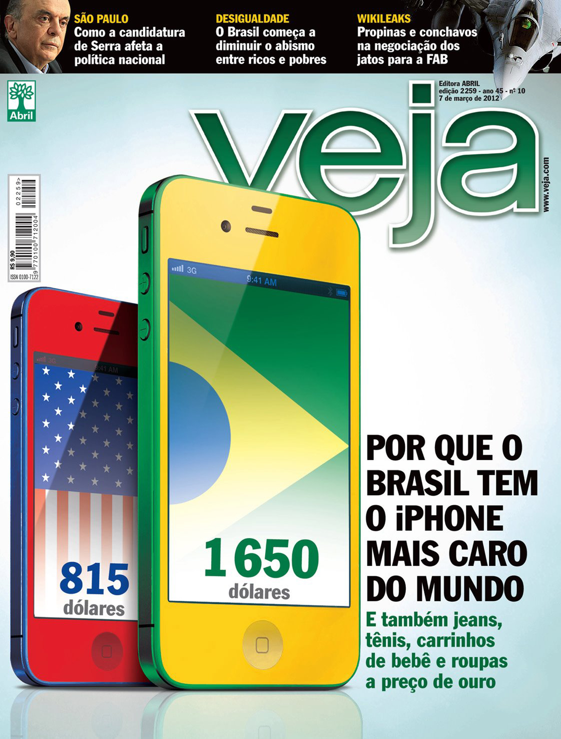 iPhone mais caro do mundo - capa da VEJA