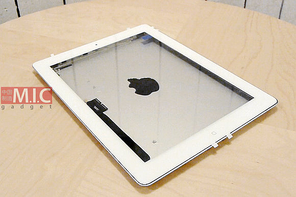 Supostas peças de iPad 3