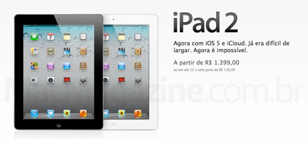 iPad 2 mais barato no Brasil