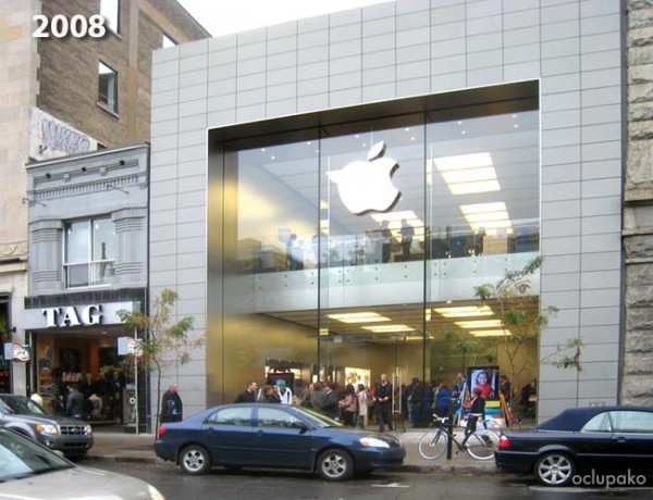 Loja da Tag ao lado de Apple Store