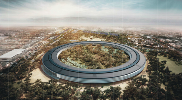 Futuro campus da Apple, em Cupertino