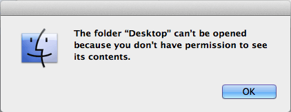 Erro de autenticação no Mac OS X