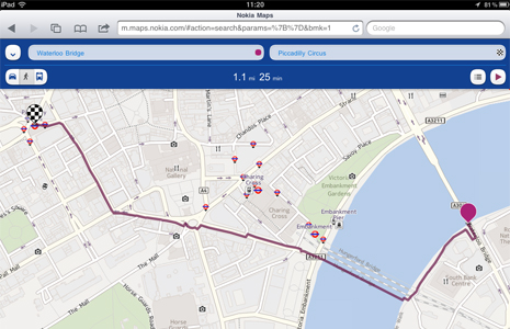 Nokia Maps no iOS