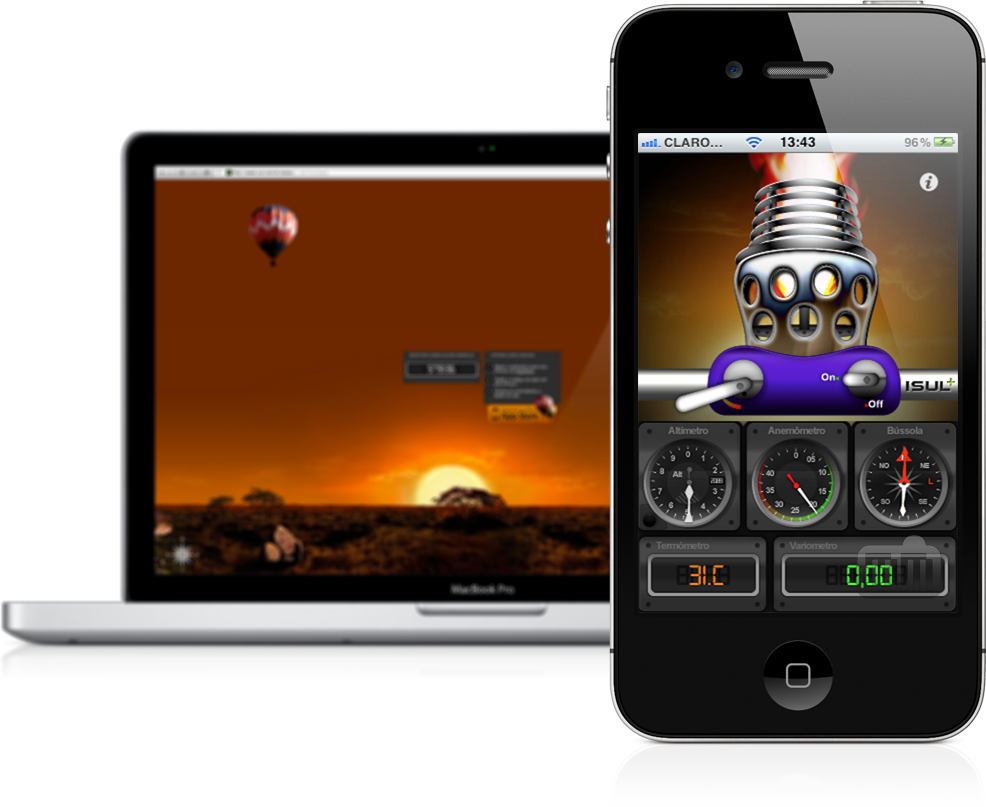 Balão - Mac e iPhone