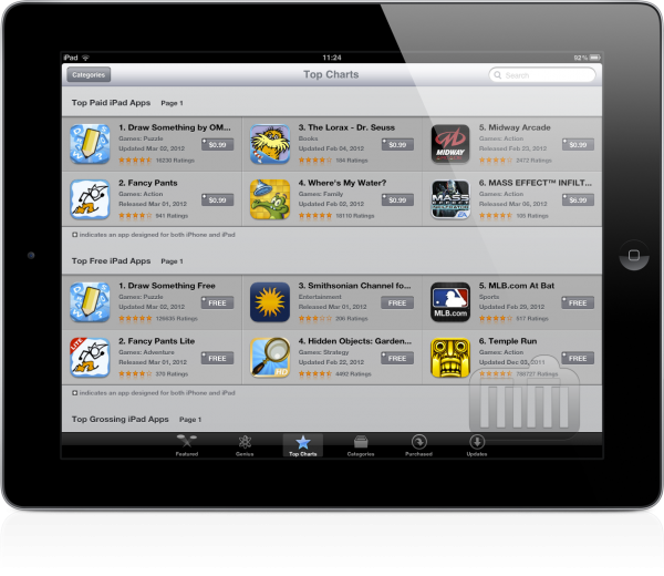 App Store no iPad