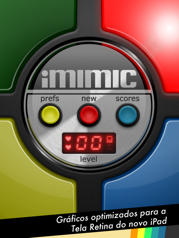 iMimic com gráficos Retina para o iPad