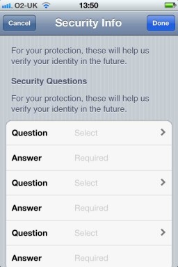 Apple ID - Segurança