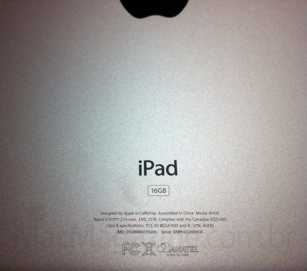 Novo iPad recebido no Brasil