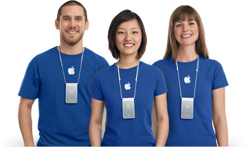 Empregados de Apple Retail Stores - lojas da Maçã