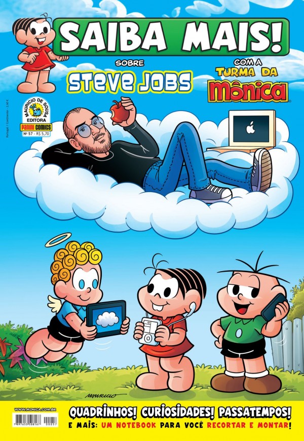 Steve Jobs na Turma da Mônica