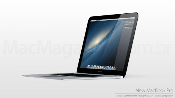 Conceito de novos MacBooks Pro - por Guilherme Schasiepen