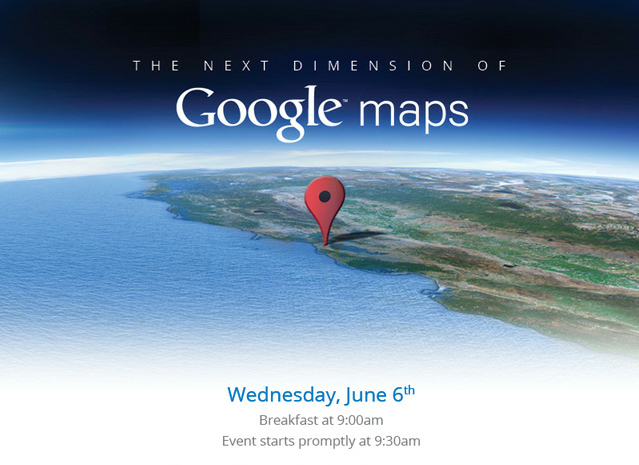 Convite do Google Maps