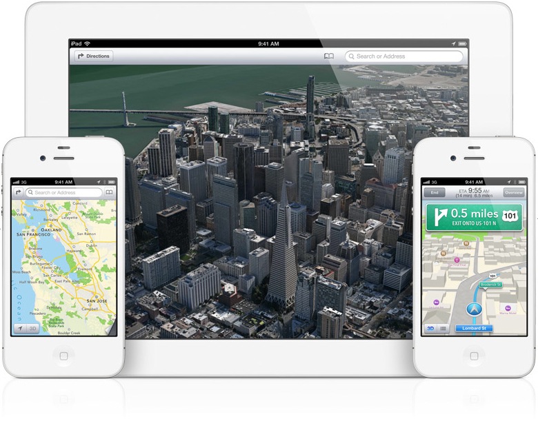 Mapas no iOS 6