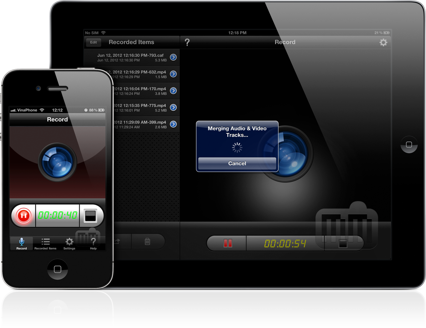 Display Recorder - iPad e iPhone