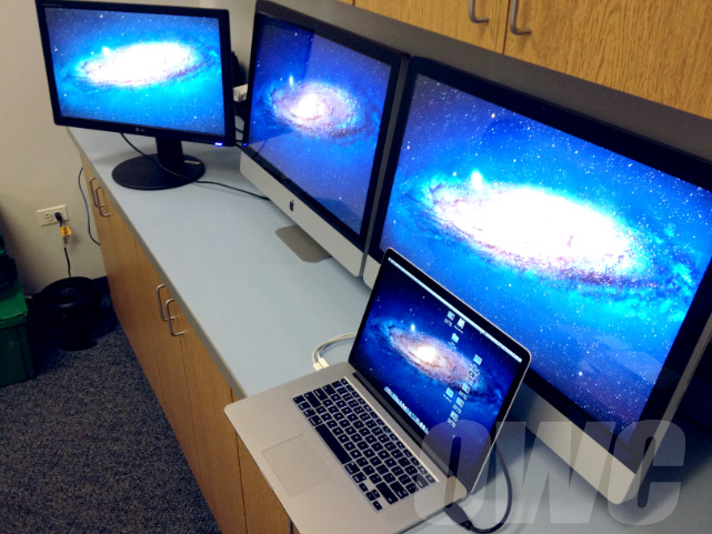 Monitores externos no MacBook Pro
