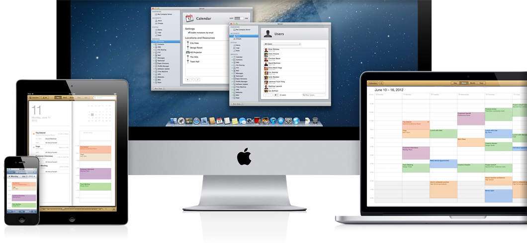 OS X Mountain Lion Server em Macs
