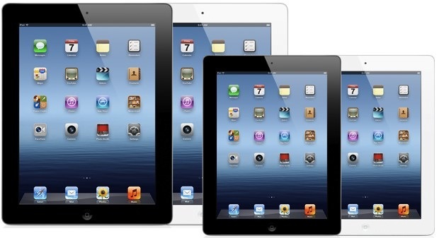 iPad e "iPad mini" lado a lado