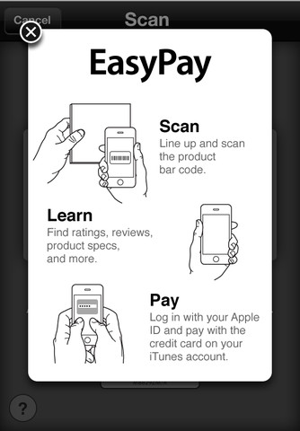 Sistema EasyPay utilizado em Apple Retail Stores