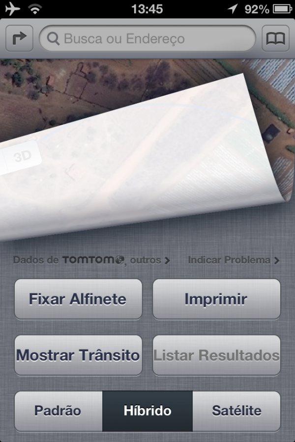 Problemas em mapas no iOS 6 beta