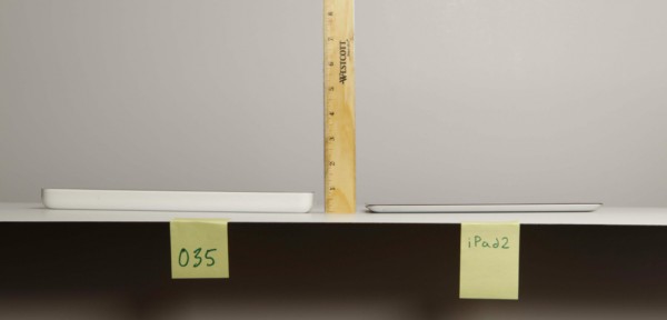 Protótipo 035 do iPad vs. iPad 2