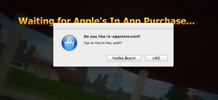 Hack de In-App Purchases no Mac