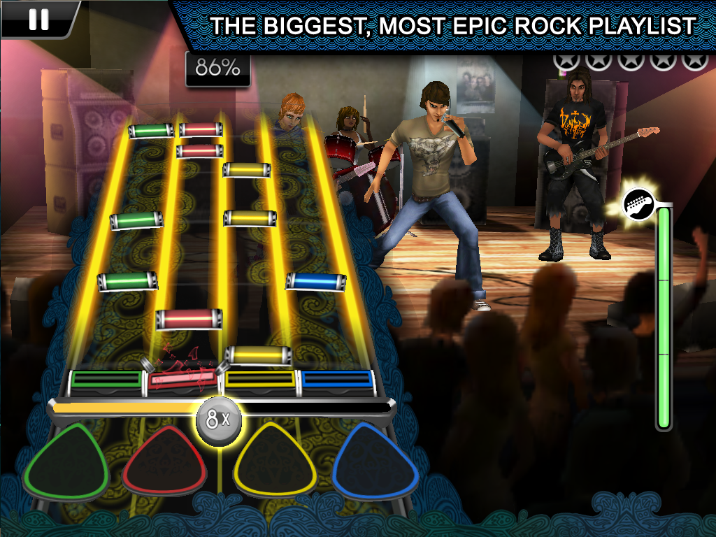 Rock Band Reloaded para iPad