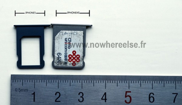 Bandeja de Nano-SIM do iPhone 5?