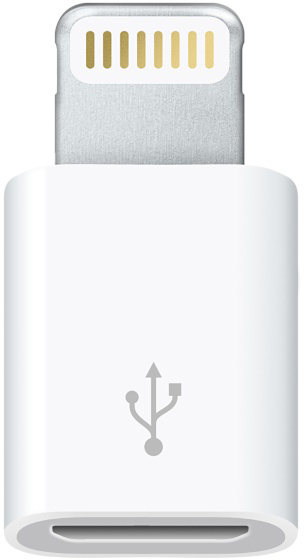 Apple - Lightning to Micro USB Adapter
