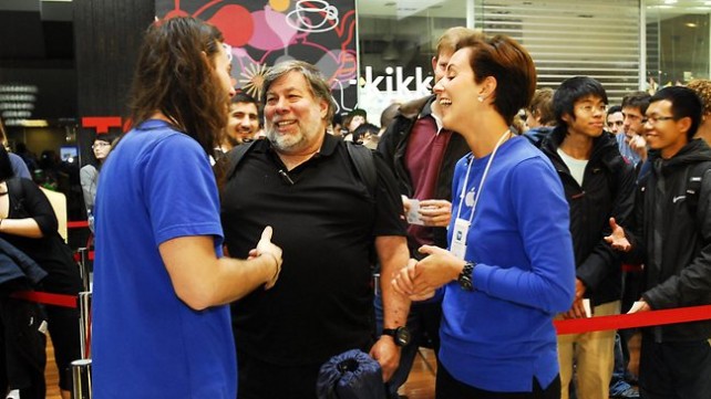 Steve Wozniak comprando seu iPhone 5
