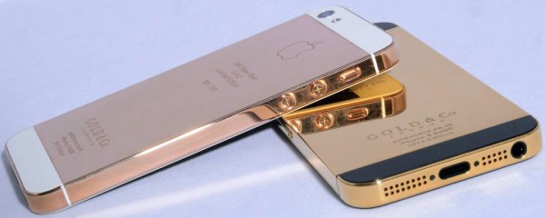 iPhones 5 de ouro