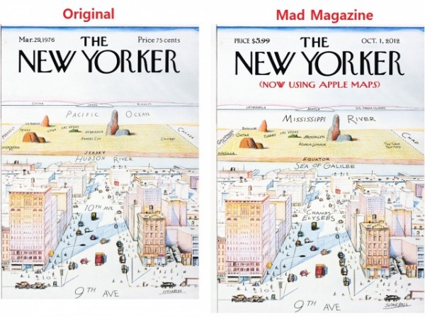 Comparativo de capas da Mad Magazine