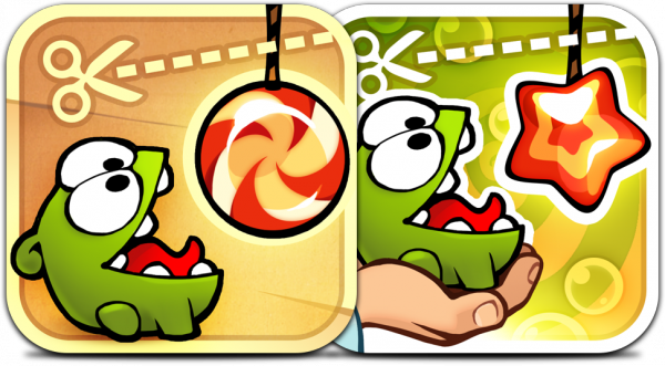 Ícones - Cut the Rope e Cut the Rope Experiments