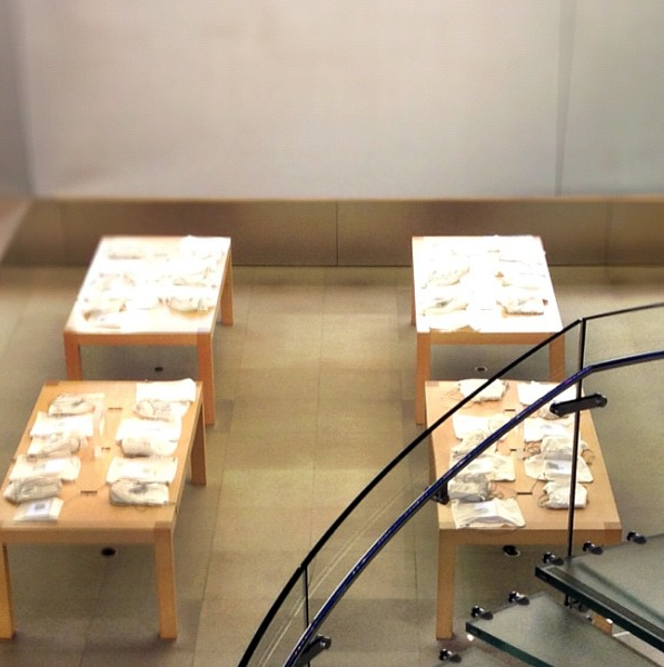 Apple Store preparada para o furacão Sandy