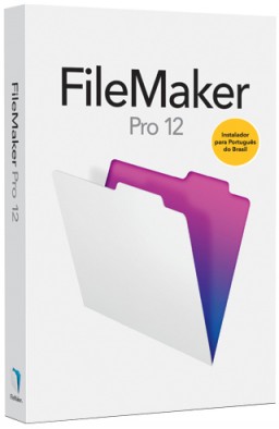 Caixa do FileMaker Pro 12 em português