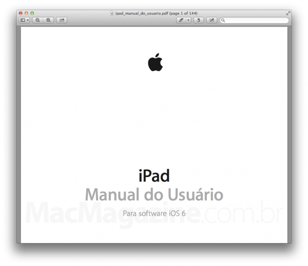 Manual do Usuário - iPad